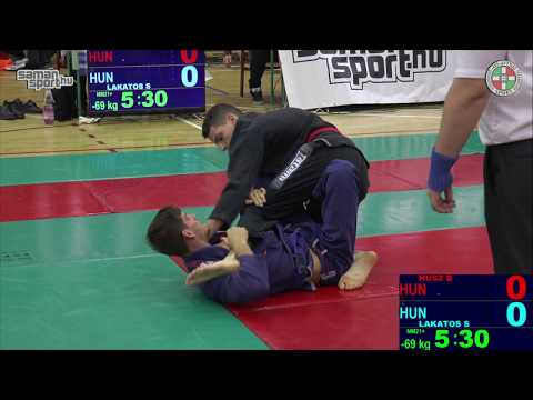 Husz Bendegúz vs. Lakatos Sándor - Ju-Jitsu Magyar Bajnokság 2018.