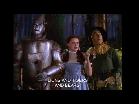 Lions and Tigers and Bears, Oh My! - "The Wizard of Oz" (1939)