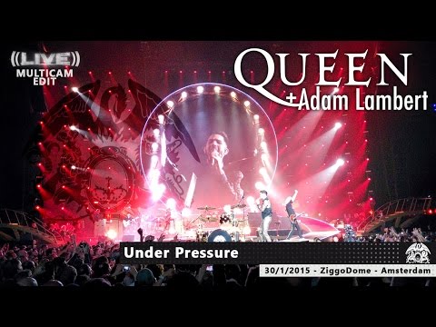 12 Queen + Adam Lambert - Under Pressure MULTICAM [ZiggoDome | Amsterdam 30-01-2015] HD
