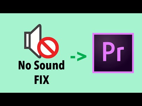 Fix No Sound in any Premiere Pro CC