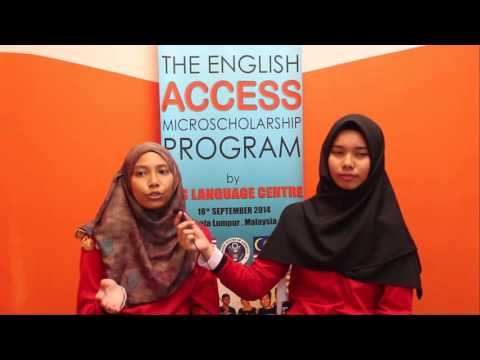 EMS LANGUAGE CENTRE - English Access Microscholarship Program, Student's Testimonials
