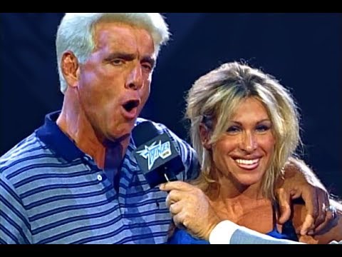 (720pHD): WCW Thunder 06/24/99 - Asya & Ric Flair Interview