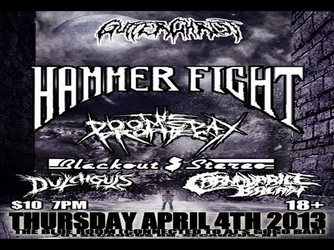 Gutter Christ Presents Hammer Fight with Carnavarice Breath at The Blue Room 4-4-13