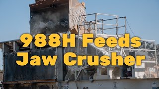 Crushing 4 Foot Granite Blocks with a Jaw Crusher