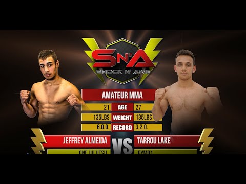 Jeffrey Almeida vs Tarrou Lake Amateur Bantamweight MMA Title Shock N Awe 31.5