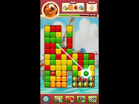 Toon Blast Level 8241 - NO BOOSTERS 🐻🐺🐱 | SKILLGAMING ✔️