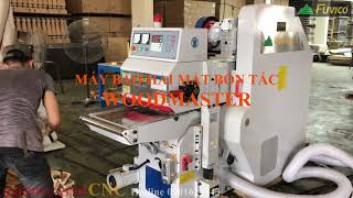 BÀO 2 MẶT 4 TẤC WOODMASTER WM-400ARD. Vừa tầm, bào tốc độ cao, dao xoắn, hàng ra đẹp, nhẵn mịn.