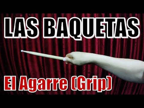 🥁 FUNDAMENTOS BÁSICOS – Las Baquetas & ¿Cómo agarrar las baquetas? – Clases de Batería