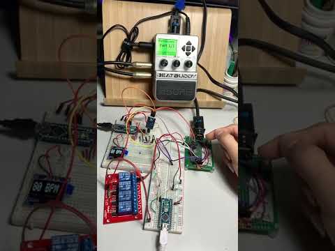 Tempo Blinking Light Detector to MIDI Clock - 1 Relay ( 20-290 BPM )