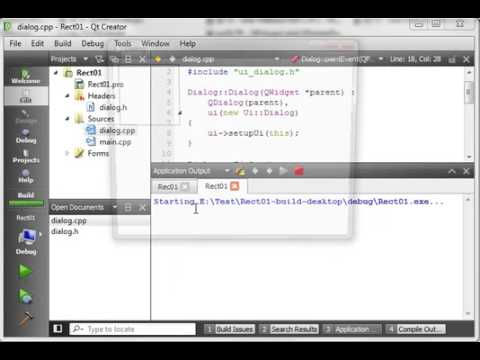 C   Qt 75   QRect and QBrush
