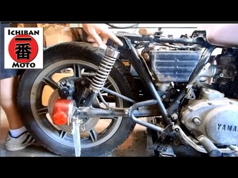 Ichiban Cafe Racer Part 11: Motorcycle Rear Suspension Upgrades