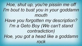 Geto Boys - Talkin&#39; Loud Ain&#39;t Saying Nothin&#39; Lyrics