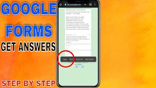 ✅ How To Get Answers For Online Test Google Forms In Mobile 🔴