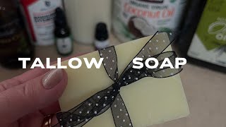 Homemade Tallow Soap