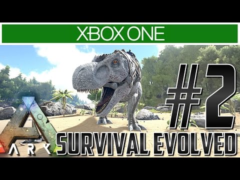 Ark Xbox One Gameplay!! Ep 2 - TAKE ON A T-REX?