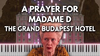 A Prayer for Madame D - Piano Tutorial / Cover (The Grand Budapest Hotel Soundtrack) FREE MIDI