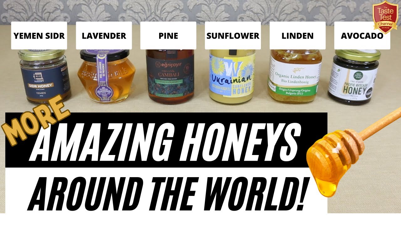 AMAZING HONEYS 2 | TASTE TESTING the World's Best Honeys | Sidr, Pine, Avocado, Linden, Basswood...