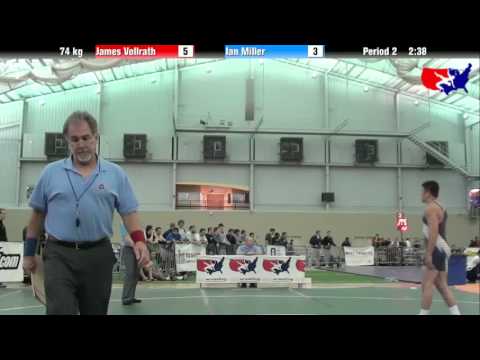 James Vollrath vs. Ian Miller at 2013 ASICS University Nationals - FS