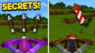 CROSSBOWS &amp; ROCKETS?! - Secrets/Features For The Crossbow In Minecraft (PE/PC/XBOX)