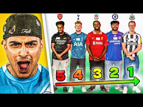 Can PREMIER LEAGUE fans RANK THEIR CLUBS from best to worst? 👀