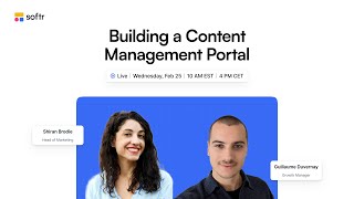 Building a Content Management Portal