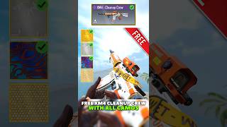 Free XM4 Cleanup Crew with all Camos in CODM
