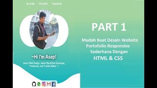 Download lagu Easily Create Simple Responsive Portfolio Website Design With Homemade HTML & CSS - PART 1 mp3 Download lagu Easily Create Simple Responsive Portfolio Website Design With Homemade HTML & CSS - PART 1 mp3