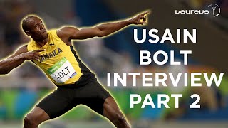 Usain Bolt Exclusive interview on LaureusTV (Part 2)