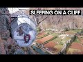 SKYLODGE ADVENTURE SUITES PERU SLEEPING ON THE SIDE OF A CLIFF IN A CAPSULE HOTEL