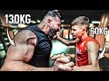 Bodybuilder VS Wrestler - wer kassiert die Niederlage? 10 Runden Kampf!