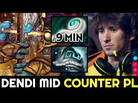 DENDI Mid Counter Batrider & Phantom Lancer — 9min EUL 7.28 Dota 2
