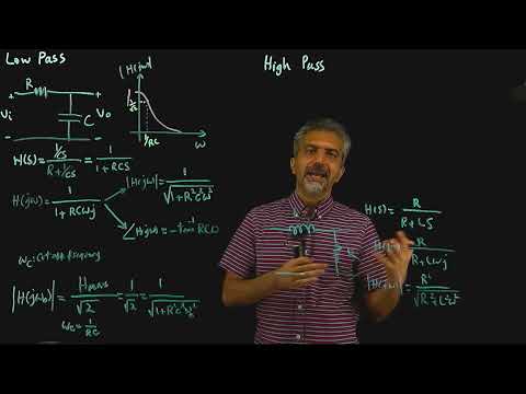 First Order Low-Pass and High-Pass Filters