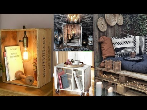 Wunderschöne Upcycling Ideen aus Weinkisten ,Obstkisten und Europaletten für Haus, Deko und Garten