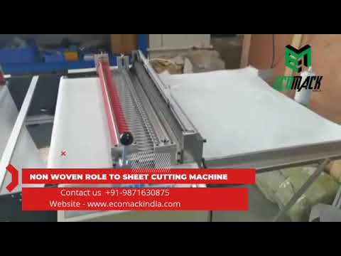 NonWoven Roll to Sheet Cutting Machine