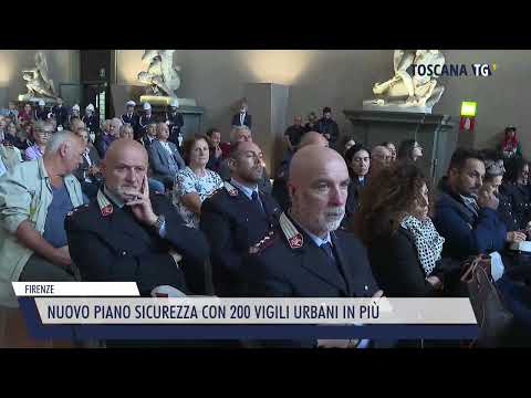 2023-10-16 FIRENZE - NUOVO PIANO SICUREZZA CON 200 VIGILI URBANI IN PIÙ