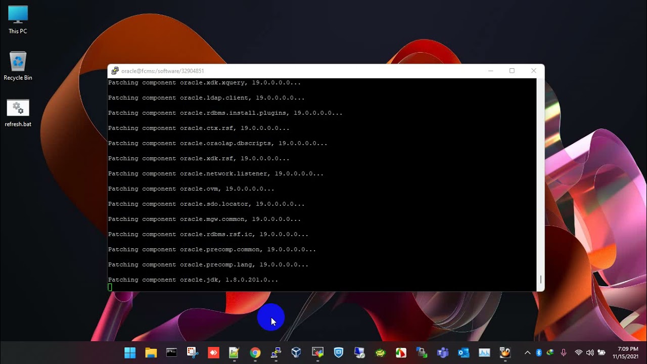 Patching for Oracle DB 19c.