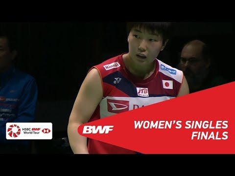 F | WS | Ratchanok INTANON (THA) [3] vs Akane YAMAGUCHI (JPN) [2] | BWF 2019