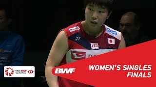 Download lagu F | WS | Ratchanok INTANON (THA) [3] vs Akane YAMAGUCHI (JPN) [2] | BWF 2019 mp3
