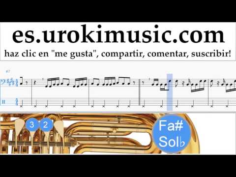 Tutorial de Tuba Romeo Santos, Daddy Yanke, Nicky Jam - Bella y Sensual Clases Notas um-i927