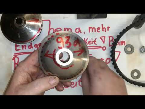 Tuning Power Scooters make them faster!!!By changing the variator!!!!