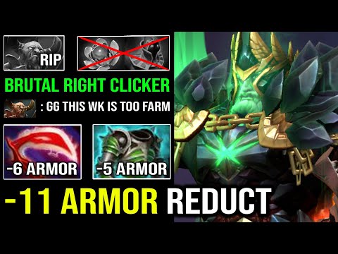Even Centaur isn't Tank to this Wraith King | Full Armor Reduct with 7Min Armlet AC Desolator DotA