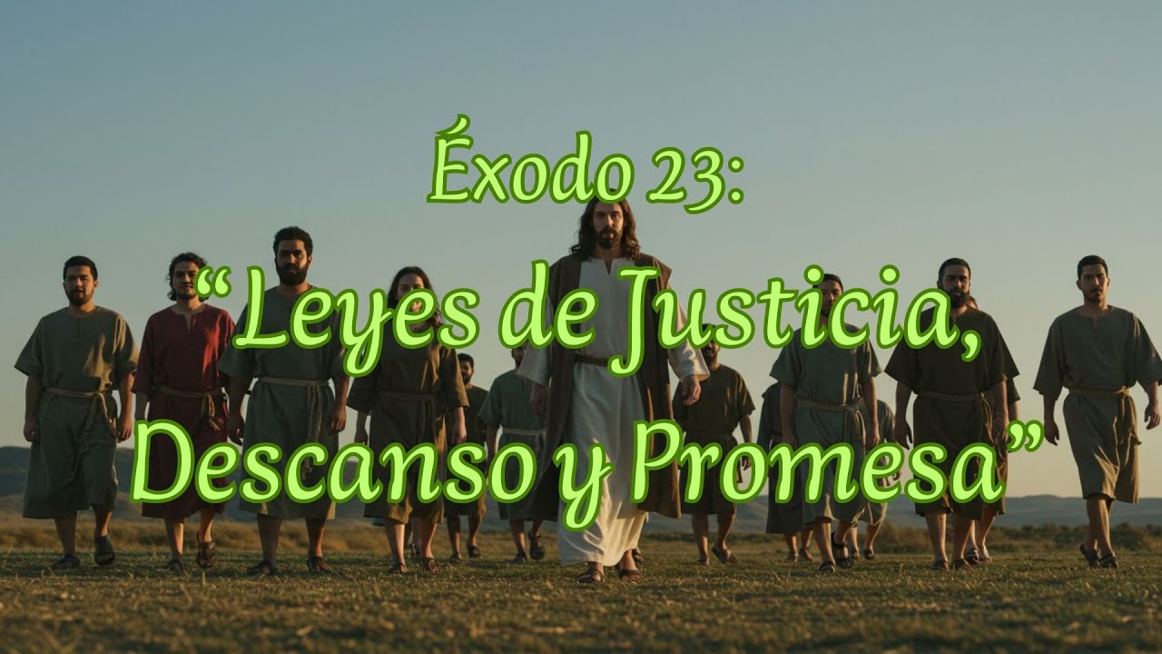 Éxodo 23 – Leyes de Justicia, Descanso y Promesa