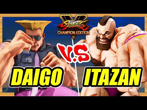 SFV CE 🔥 Daigo (Guile) vs Itabashi (Zangief) 🔥 Battle Lounge 🔥 Street Fighter 5