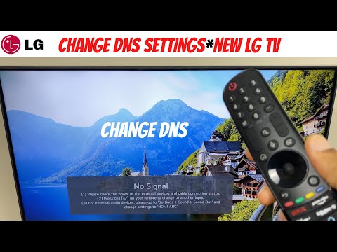 Change DNS Settings - New LG Smart TV