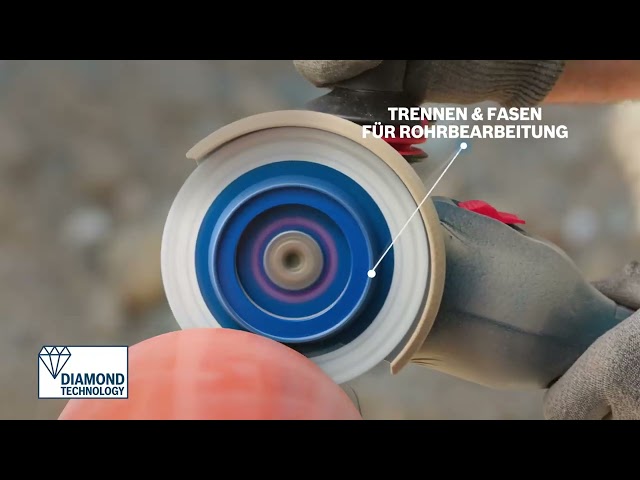 Video Teaser für Expert Diamond Pipe Cutting Wheel - DE