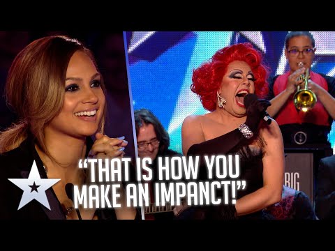 La Voix and the London Gay Big Band! | Audition | BGT Series 8
