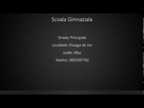 Scoala Gimnaziala Posaga de Jos