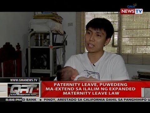 QRT: Paternity leave, puwedeng ma-extend sa ilalim ng expanded maternity leave law Video