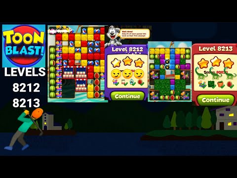Toon Blast Level 8212 8213
