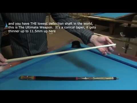 LOW DEFLECTION SHAFT REVIEW OF MEUCCI CUES